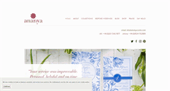 Desktop Screenshot of ananyacards.com